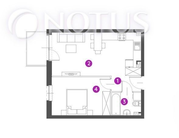 Mieszkanie 2-pokojowe Bielsko-Biała, ul. Sarni Stok. Zdjęcie 1