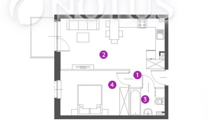 Mieszkanie 2-pokojowe Bielsko-Biała, ul. Sarni Stok