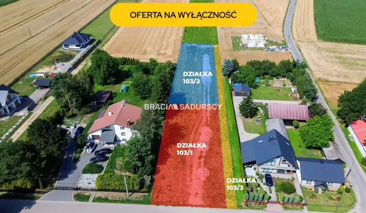Działka inwestycyjna Biskupice