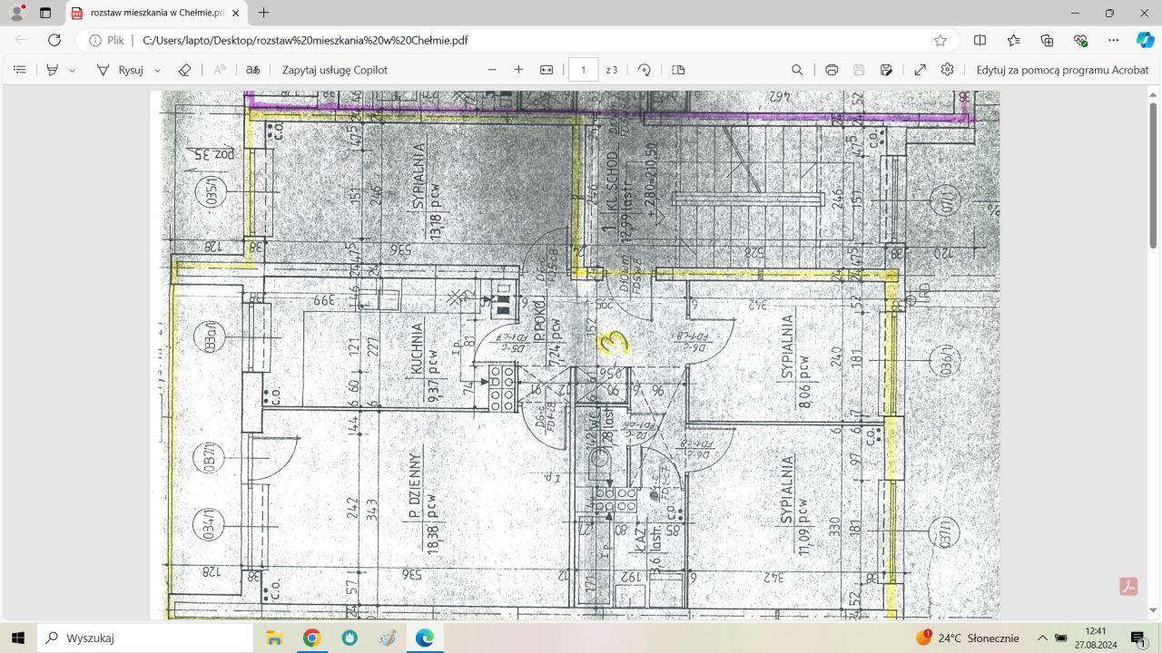 Mieszkanie 4-pokojowe Chełm, ul. Zachodnia. Zdjęcie 13