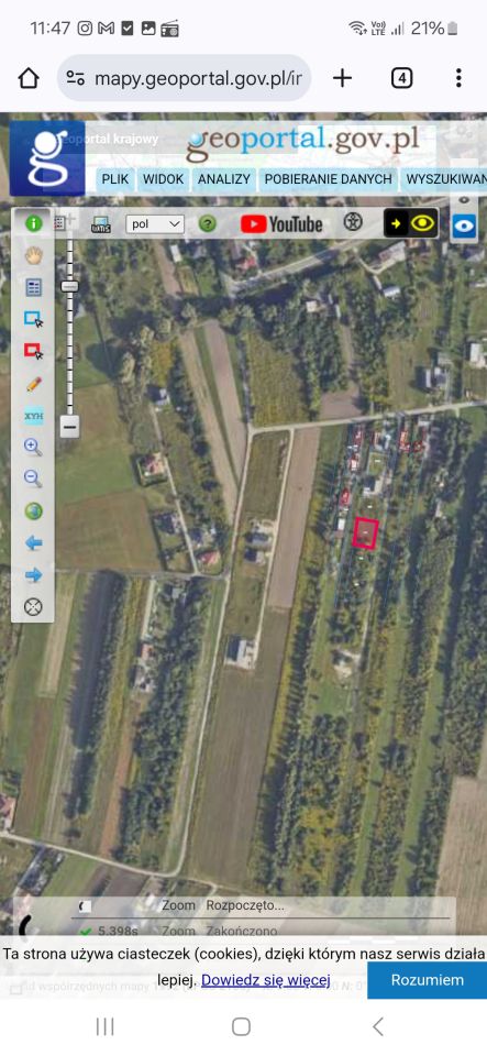 Działka rolno-budowlana Radom Kierzków, ul. Marglowa. Zdjęcie 3