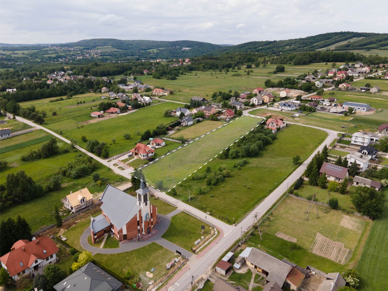 Działka budowlana Bęczków Stara Wieś, ul. Spokojna. Zdjęcie 5