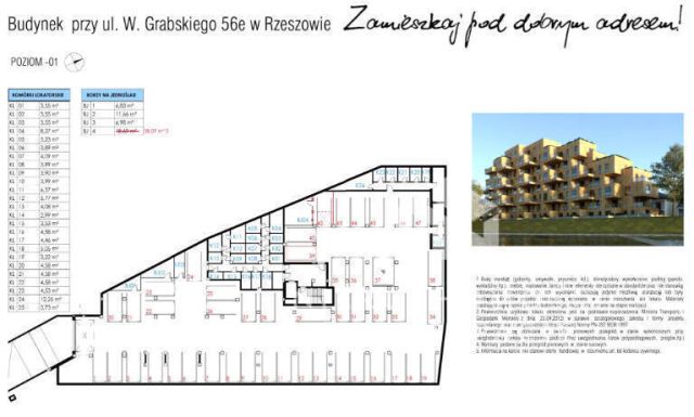 Mieszkanie 2-pokojowe Rzeszów, ul. Władysława Grabskiego. Zdjęcie 13
