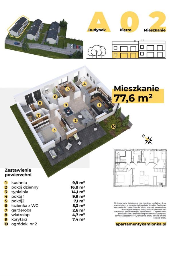 Mieszkanie 4-pokojowe Mikołów Kamionka. Zdjęcie 8