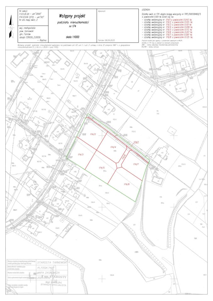 Działka budowlana Radlna. Zdjęcie 3