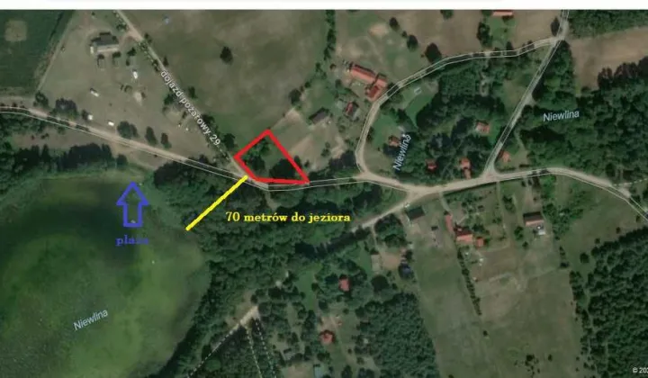 Działka budowlana Jeziorna