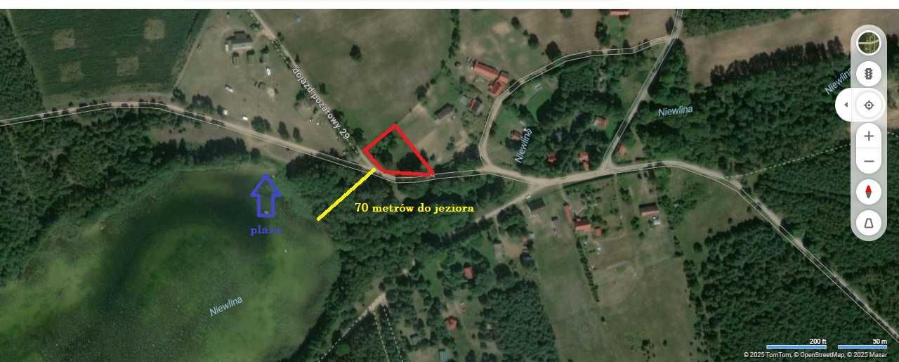 Działka budowlana Jeziorna