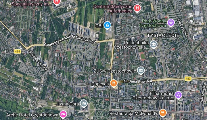 Mieszkanie 2-pokojowe Częstochowa Parkitka, ul. Wysockiego