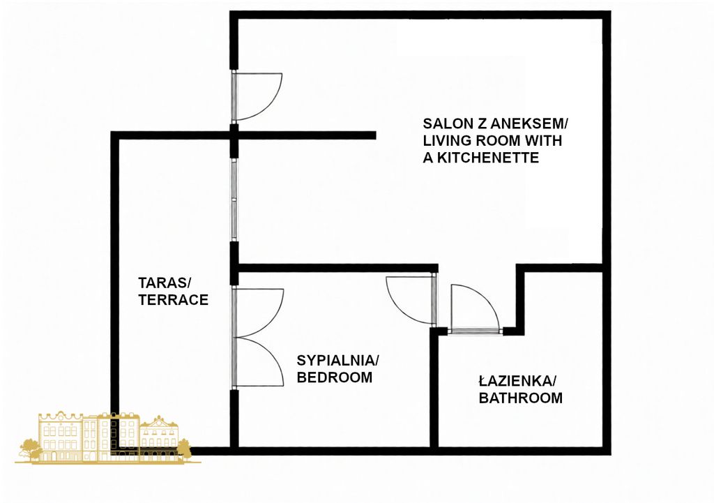 Mieszkanie 2-pokojowe Kraków, ul. Romualda Traugutta. Zdjęcie 8