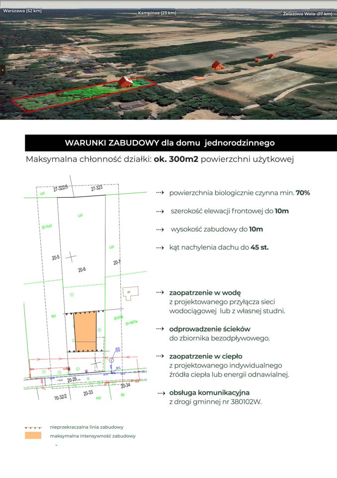 Działka rolno-budowlana Nowa Wieś-Śladów. Zdjęcie 6
