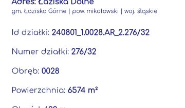 Działka budowlana Łaziska Górne Łaziska Dolne, ul. Stara Droga
