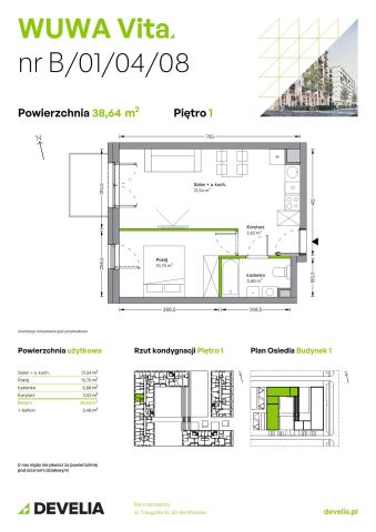 Mieszkanie 2-pokojowe Wrocław Żerniki, ul. Tadeusza Brzozy. Zdjęcie 6