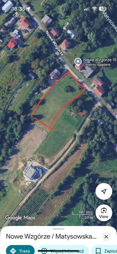 Działka budowlana Rzeszów, ul. Nowe Wzgórze