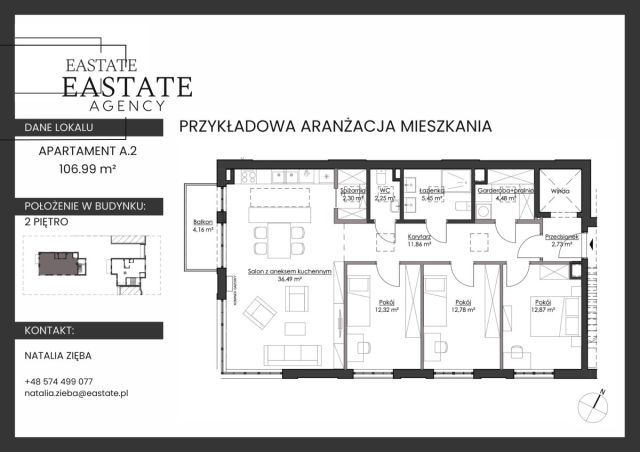 Mieszkanie 4-pokojowe Gdynia Orłowo, ul. Inżynierska. Zdjęcie 5