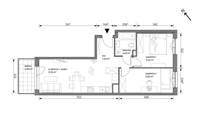 Mieszkanie 3-pokojowe Warszawa Włochy, ul. Trzcinowa. Zdjęcie 7