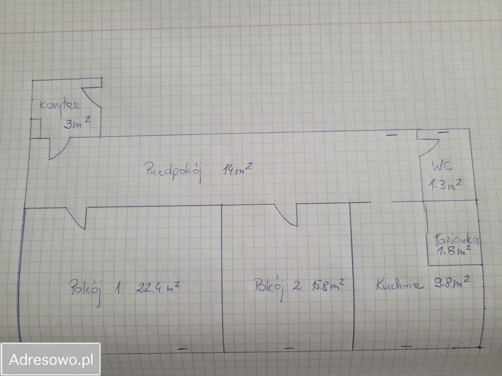 Mieszkanie 2-pokojowe Poznań Jeżyce, ul. Polna. Zdjęcie 10
