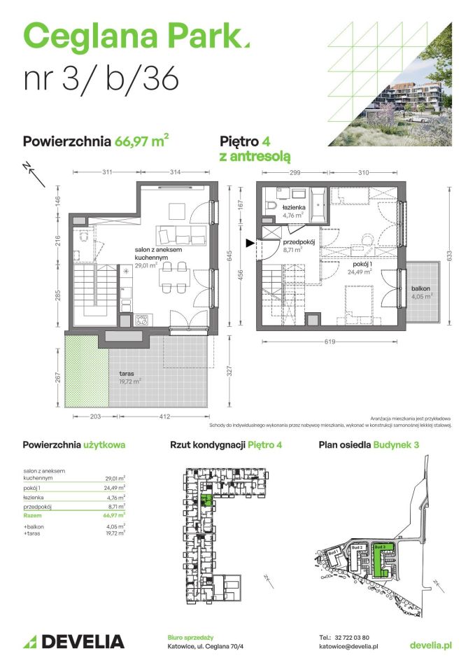 Mieszkanie 3-pokojowe Katowice Brynów, ul. Ceglana. Zdjęcie 7