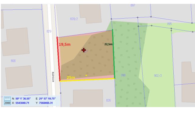 Działka rolna Rzeszów Staroniwa, ul. Rolnicza. Zdjęcie 1