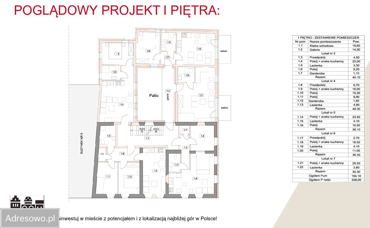 kamienica Jelenia Góra Centrum, ul. Poznańska. Zdjęcie 2