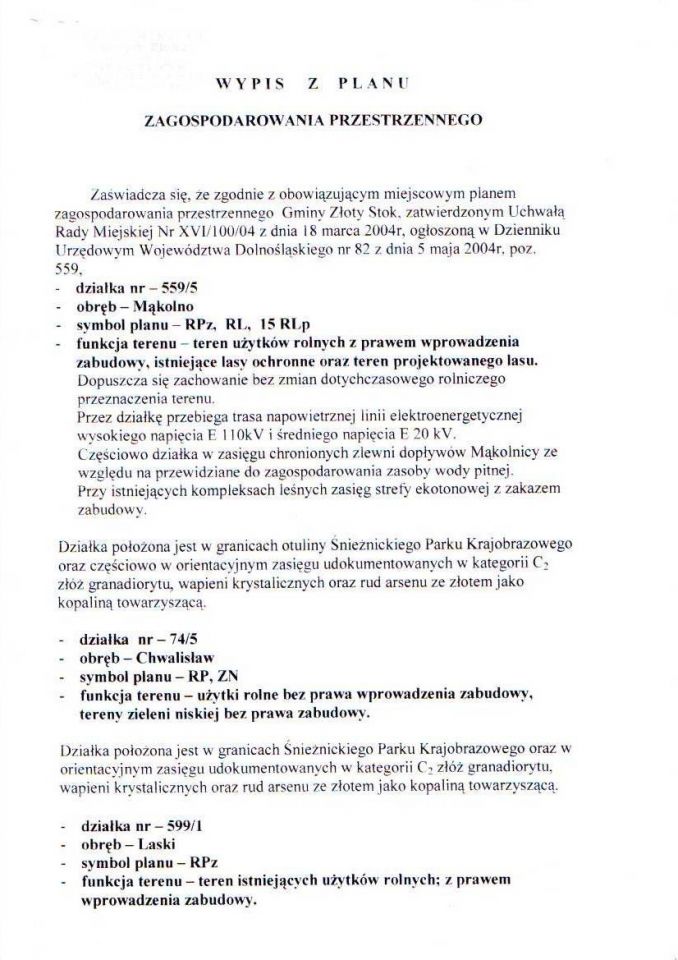 Działka leśna Mąkolno. Zdjęcie 3