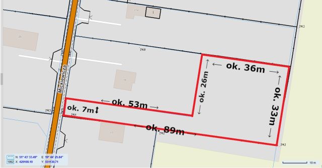Działka budowlana Gałków Mały, ul. Mickiewicza. Zdjęcie 1