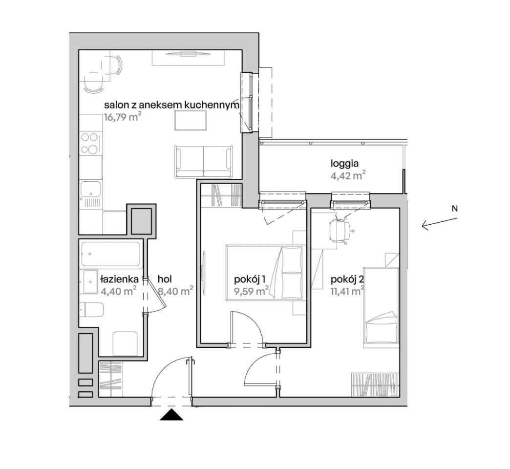 Mieszkanie 3-pokojowe Poznań Starołęka, ul. Unii Lubelskiej. Zdjęcie 7