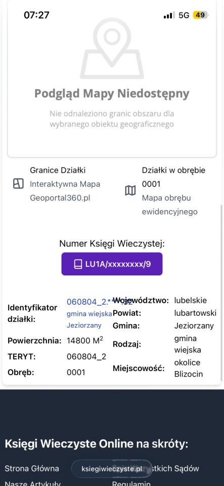 Działka rolna Blizocin. Zdjęcie 4