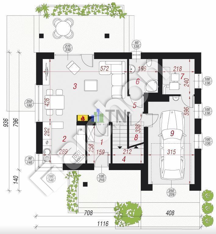 dom wolnostojący, 4 pokoje Kamieniec Wrocławski. Zdjęcie 14