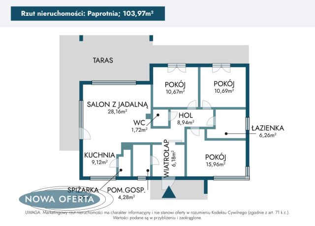 dom wolnostojący, 4 pokoje Paprotnia. Zdjęcie 9