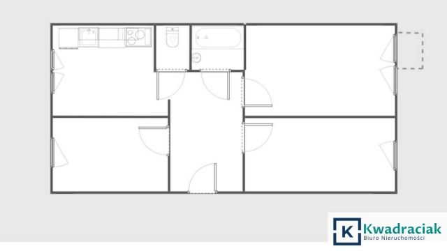 Mieszkanie 3-pokojowe Ustrzyki Dolne, ul. Jana III Sobieskiego. Zdjęcie 9