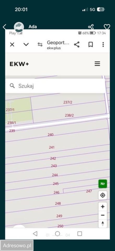 Działka rolna Sadek Duży Sadek. Zdjęcie 4