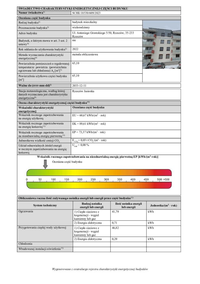 Mieszkanie 3-pokojowe Rzeszów Staromieście, ul. Antoniego Gromskiego. Zdjęcie 13