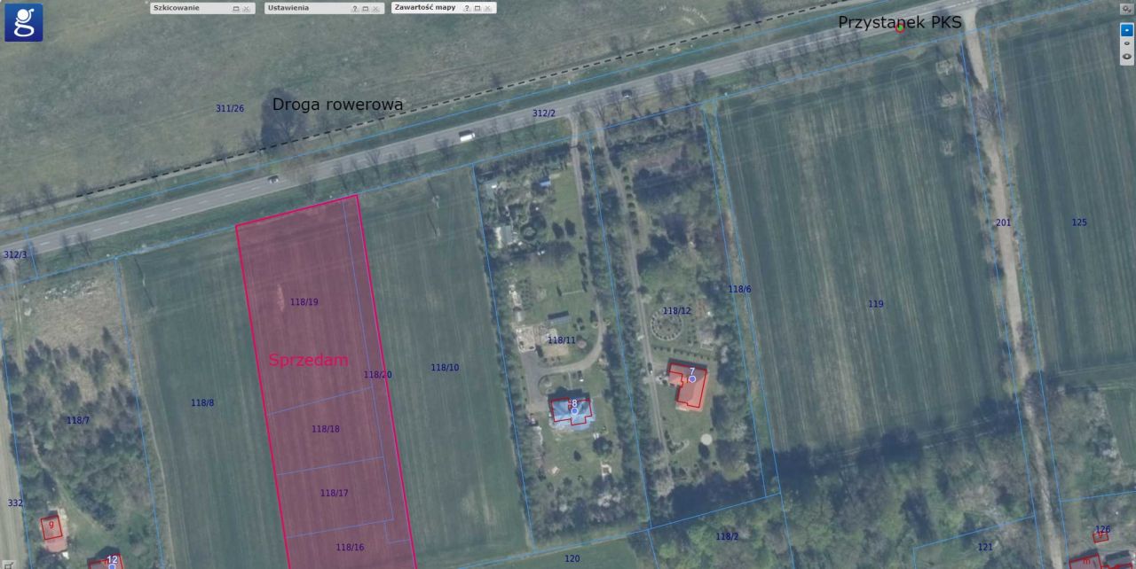 Działka budowlana Gardna. Zdjęcie 2