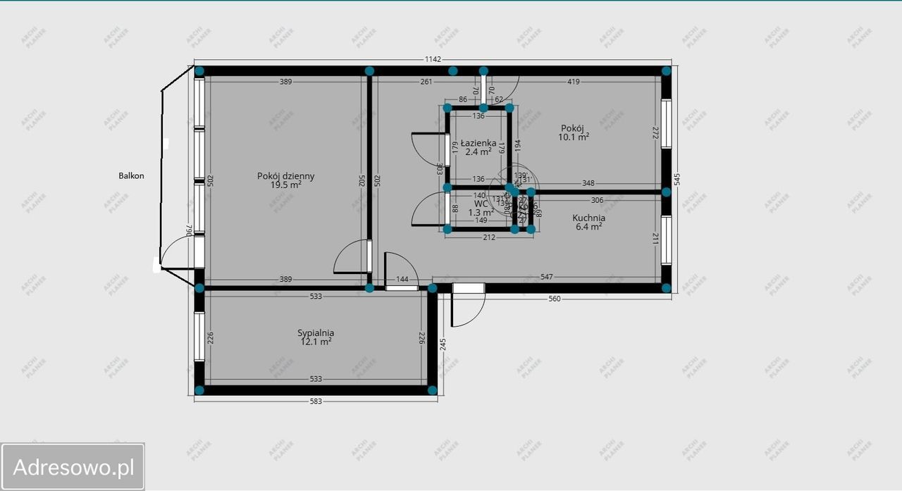 Mieszkanie 3-pokojowe Wrocław Muchobór Mały, ul. Szkocka. Zdjęcie 12