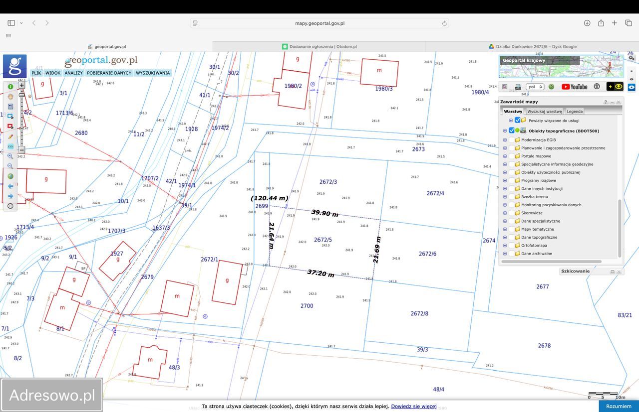 Działka budowlana Dankowice, ul. Jagiellońska. Zdjęcie 2