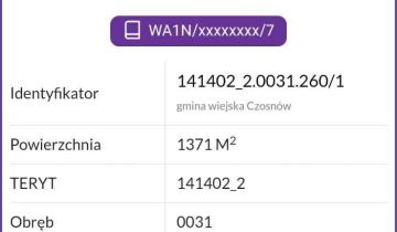 Działka budowlana Sowia Wola, ul. Kampinoska