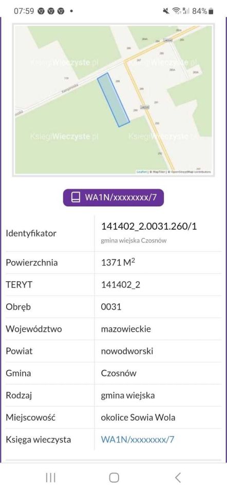 Działka budowlana Sowia Wola, ul. Kampinoska. Zdjęcie 2