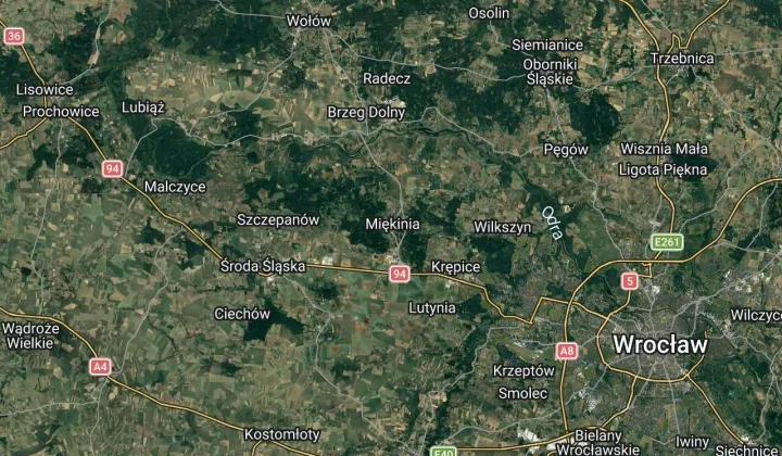 Działka budowlana Miękinia