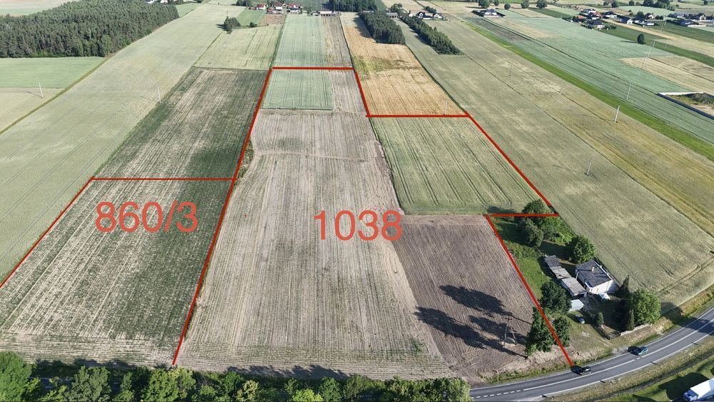 Działka inwestycyjna Mroczeń, ul. Krajowa. Zdjęcie 1