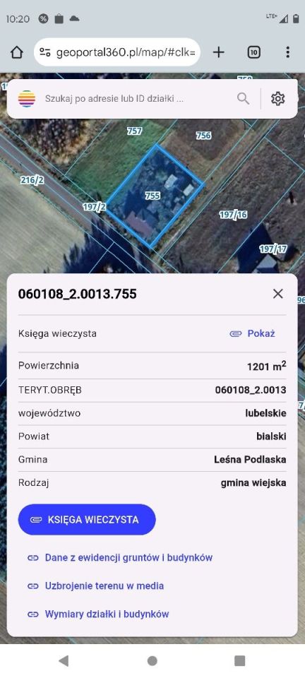 Działka budowlana Ossówka. Zdjęcie 3