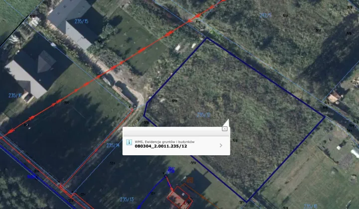 Działka rekreacyjna Borowy Młyn