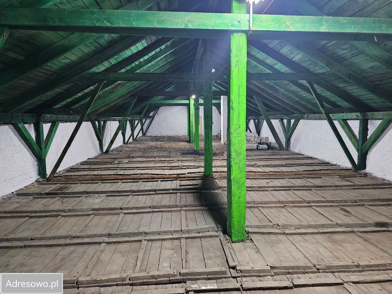 Hala/magazyn Grzybno. Zdjęcie 12