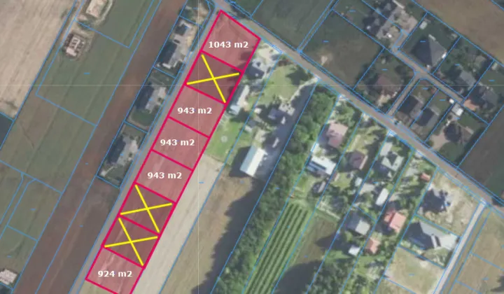 Działka budowlana Niedrzwica Duża, ul. Za Torami