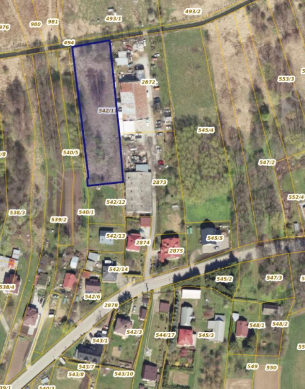 Działka inwestycyjna Krasne