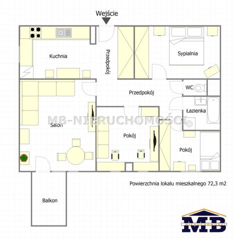 Mieszkanie 4-pokojowe Olsztyn Pieczewo, ul. Ignacego Krasickiego. Zdjęcie 15