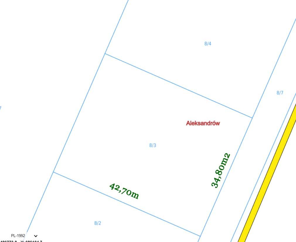 Działka rolno-budowlana Aleksandrów. Zdjęcie 3