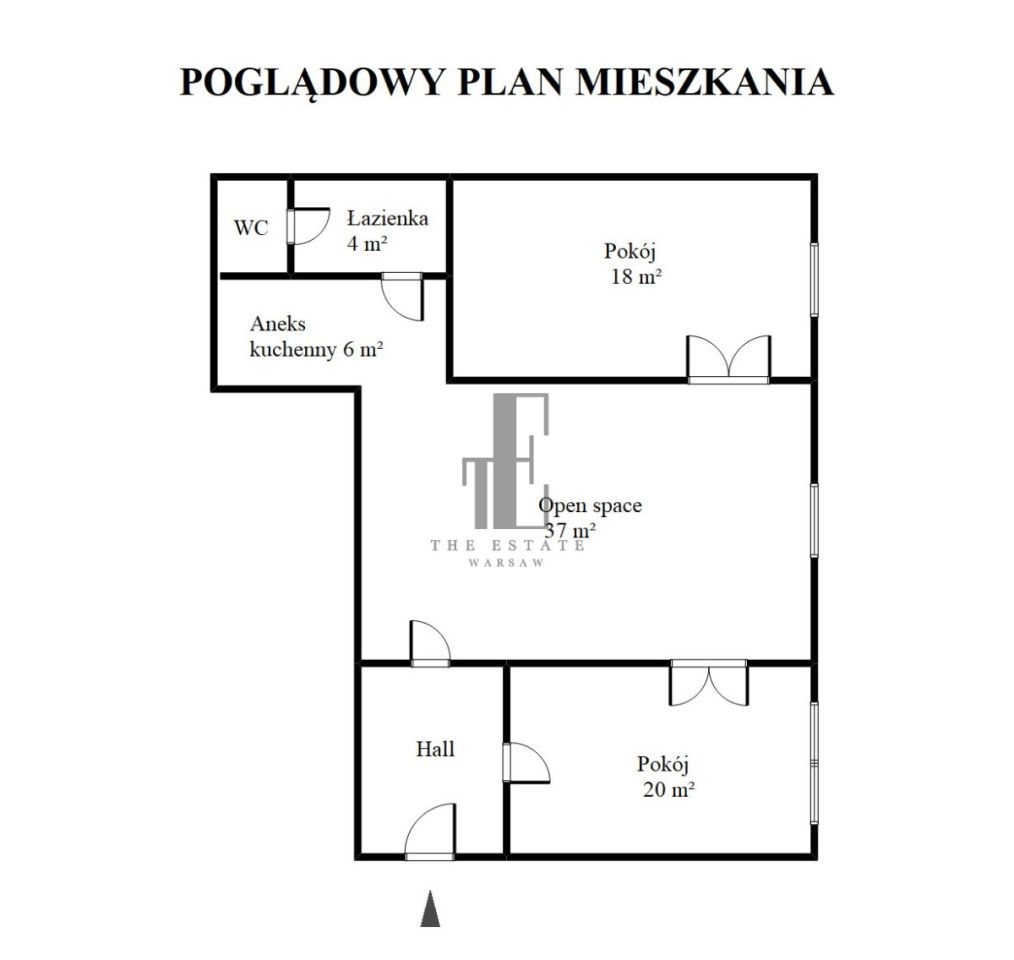 Mieszkanie 3-pokojowe Warszawa Śródmieście, al. Niepodległości. Zdjęcie 12