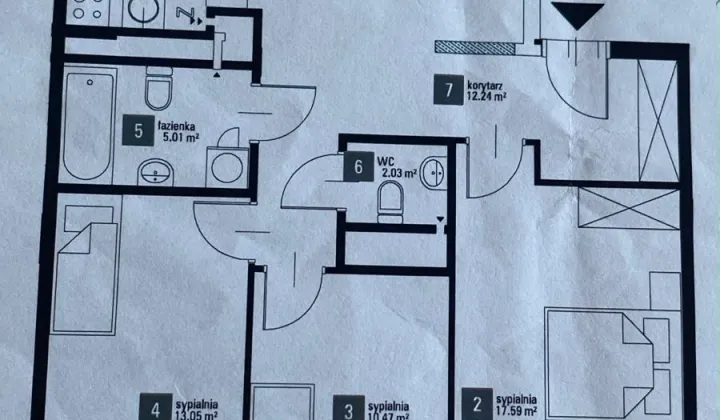 Mieszkanie 4-pokojowe Warszawa Wilanów, ul. Adama Branickiego