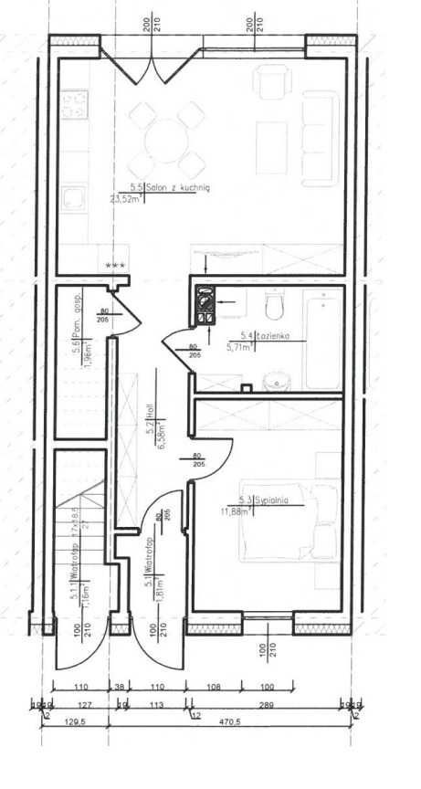 Mieszkanie 2-pokojowe Kędzierzyn-Koźle Kuźniczka, ul. Olchowa. Zdjęcie 8