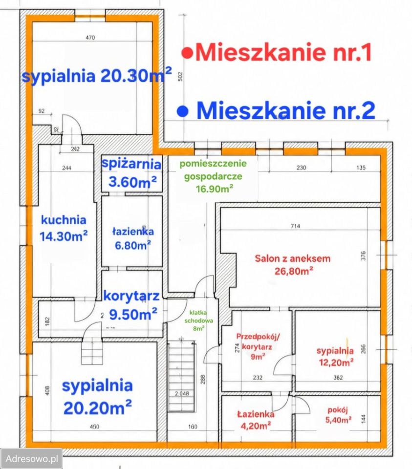 Mieszkanie 4-pokojowe Lewice. Zdjęcie 6